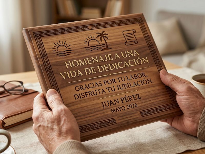 Placas para jubilaciones en Valencia